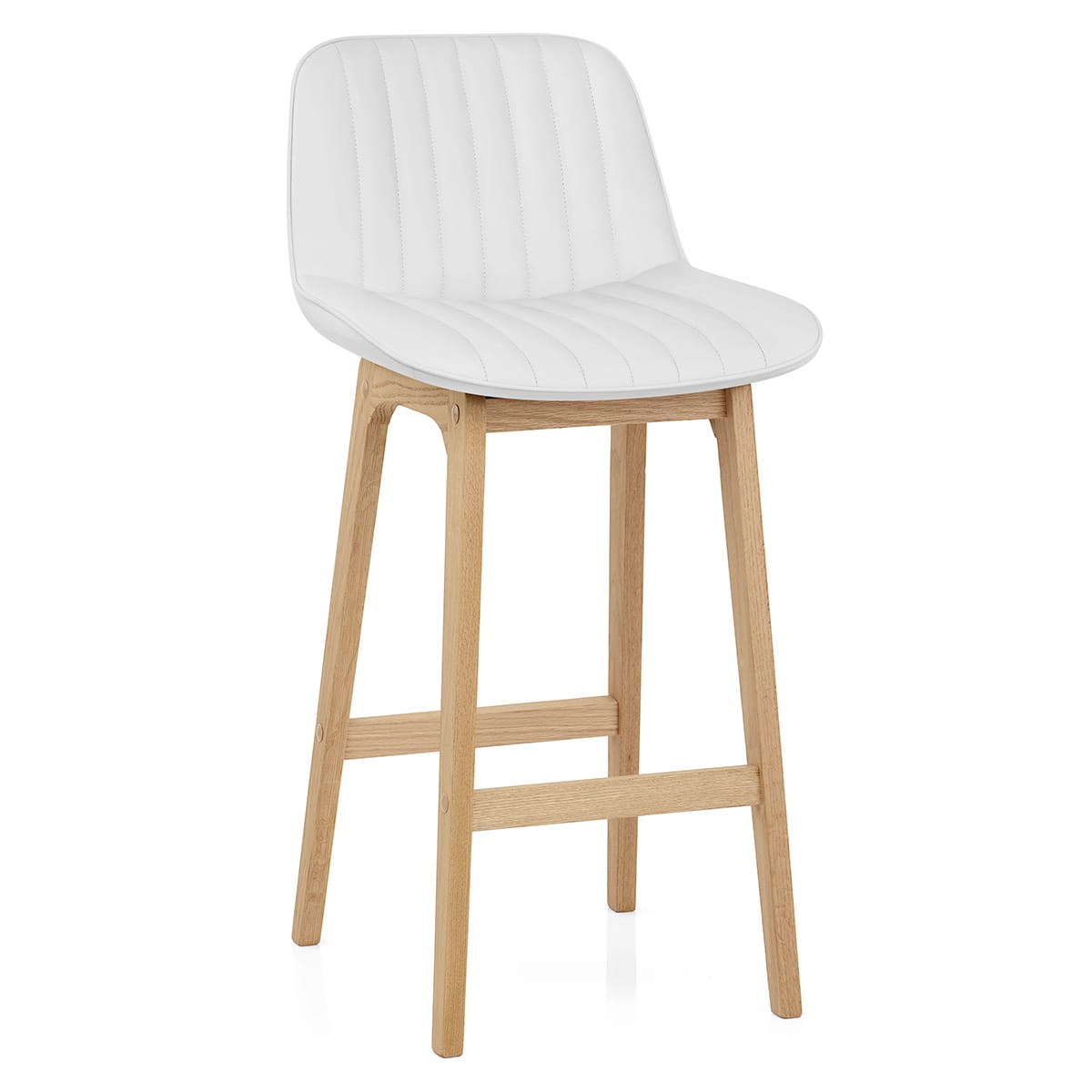 Sgabello Ecopelle - Cove Bianco