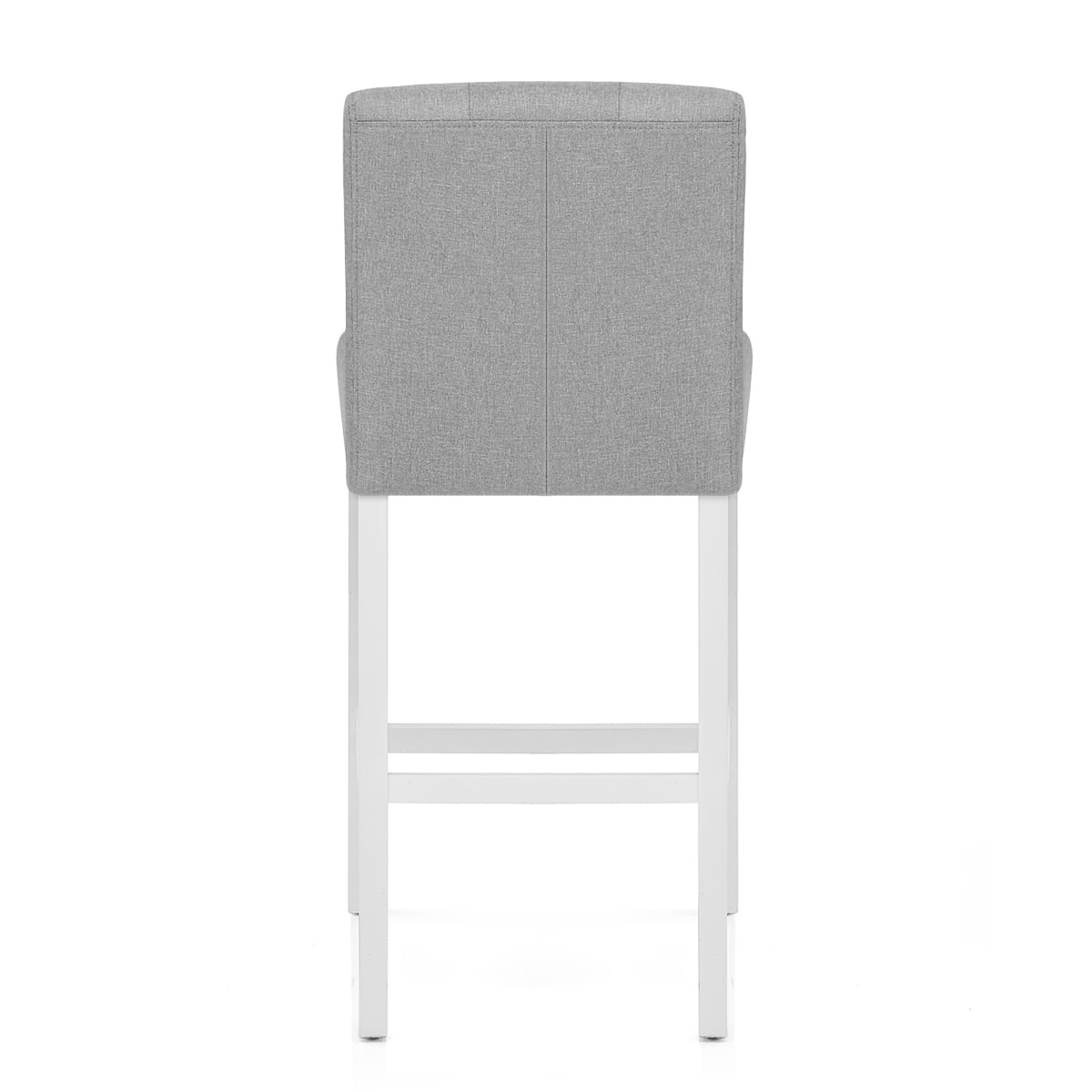 Sgabello Tessuto Legno - Crawford Grigio