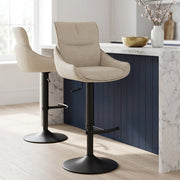 Sgabello Stoffa - Creed Crema