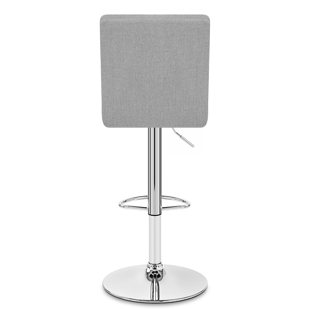 Sgabello Tessuto Cromato - Criss Cross Grigio