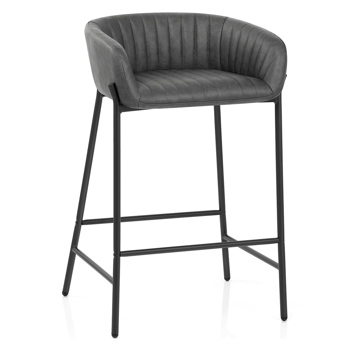 Sgabello Ecopelle - Cub Grigio