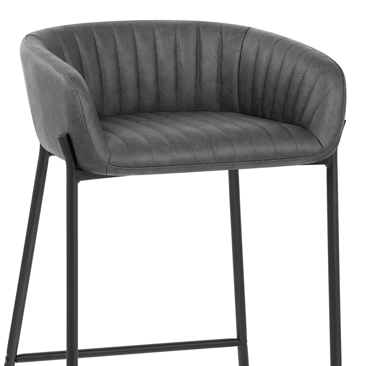 Sgabello Ecopelle - Cub Grigio