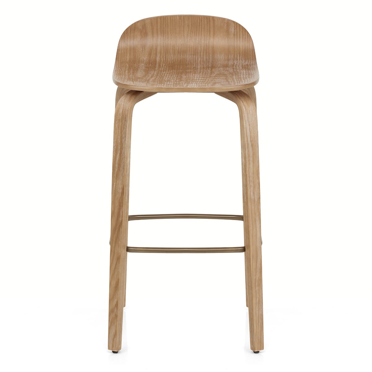 Sgabello Legno Chiaro - Curve Legno