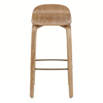 Sgabello Legno Chiaro - Curve Legno