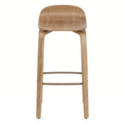 Sgabello Legno Chiaro - Curve Legno