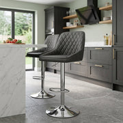 Sgabello Ecopelle - Darwin Grigio scuro
