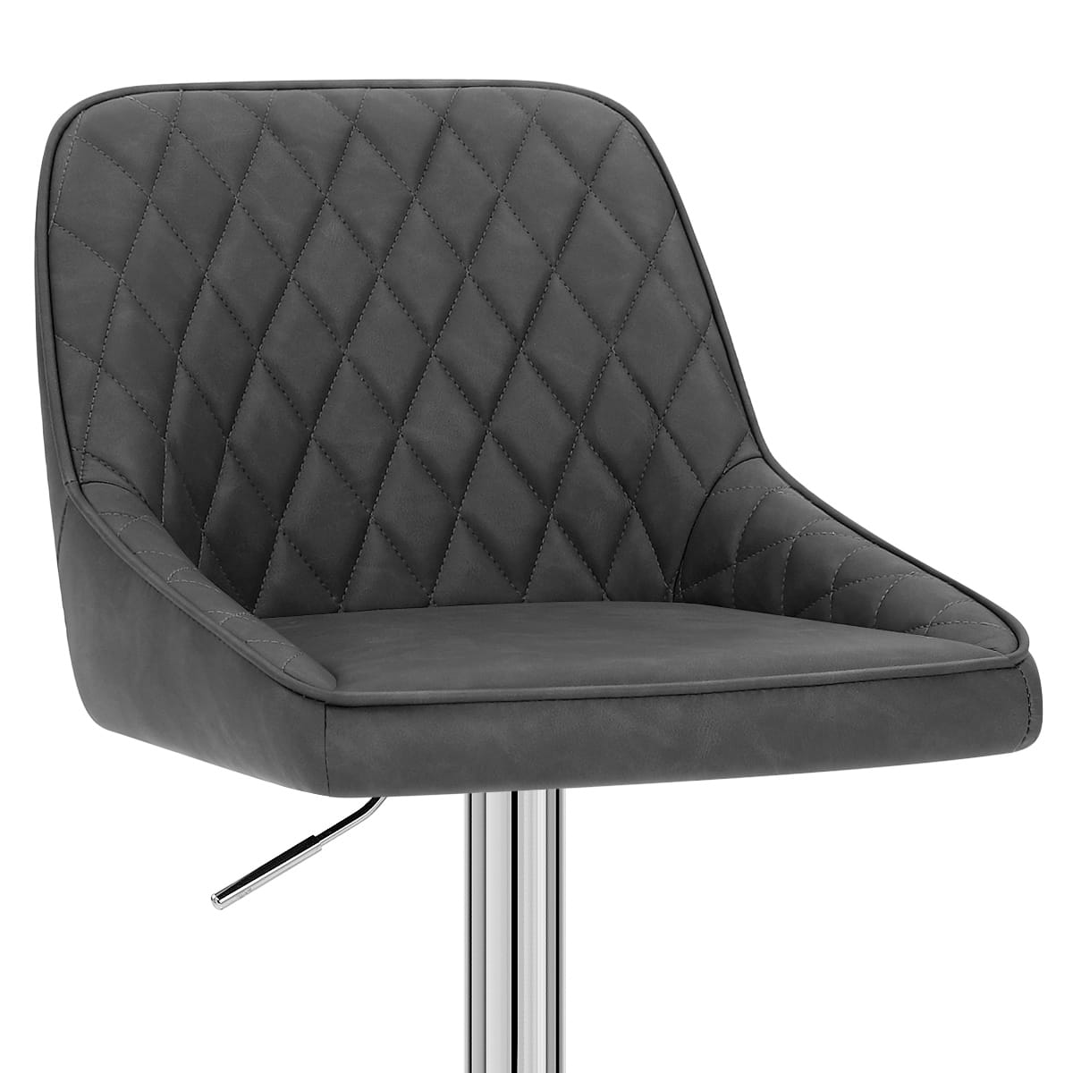 Sgabello Ecopelle - Darwin Grigio scuro