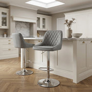 Sgabello Ecopelle - Darwin Grigio