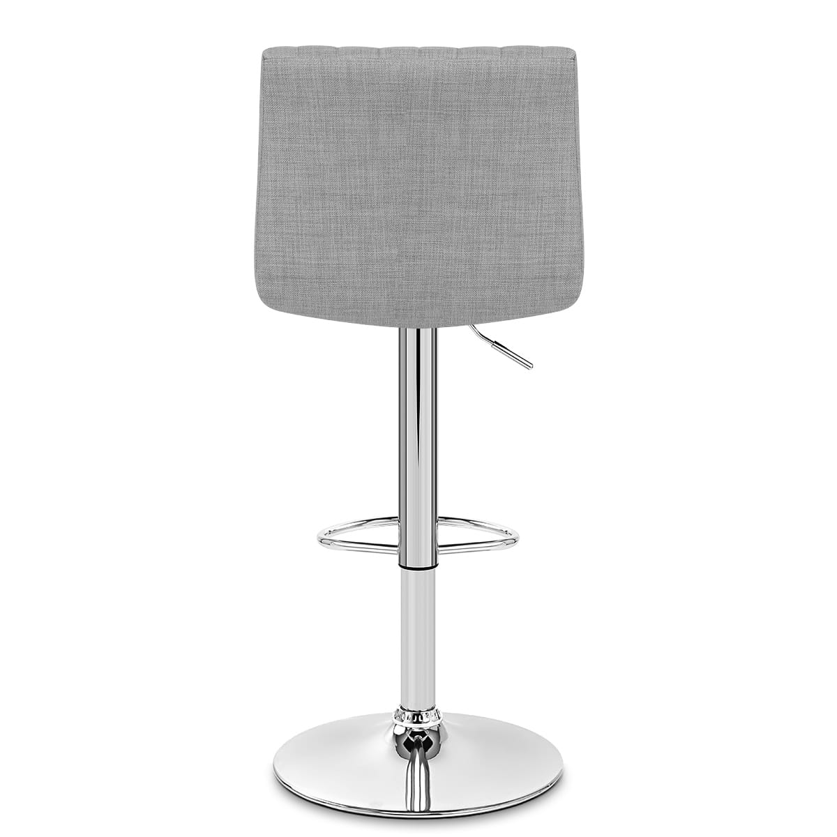 Sgabello Cromato Tessuto - Debut Grigio