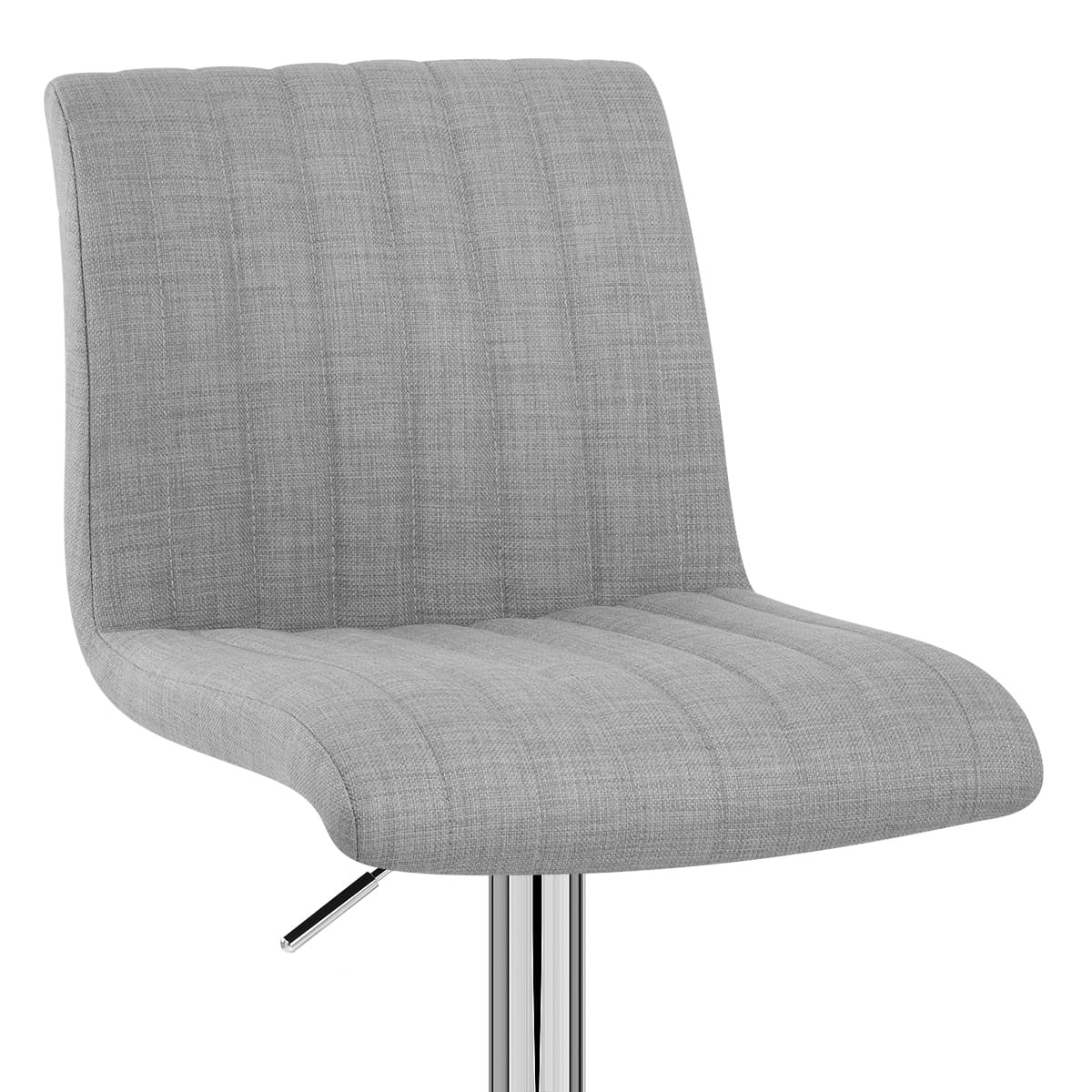 Sgabello Cromato Tessuto - Debut Grigio