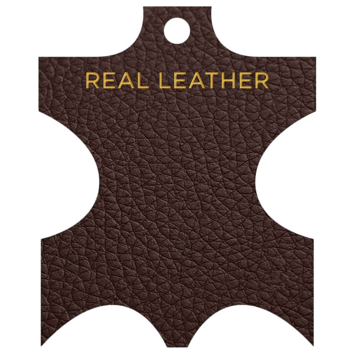 Sgabello Pelle Cromo Satinato - Felix Deluxe Marrone