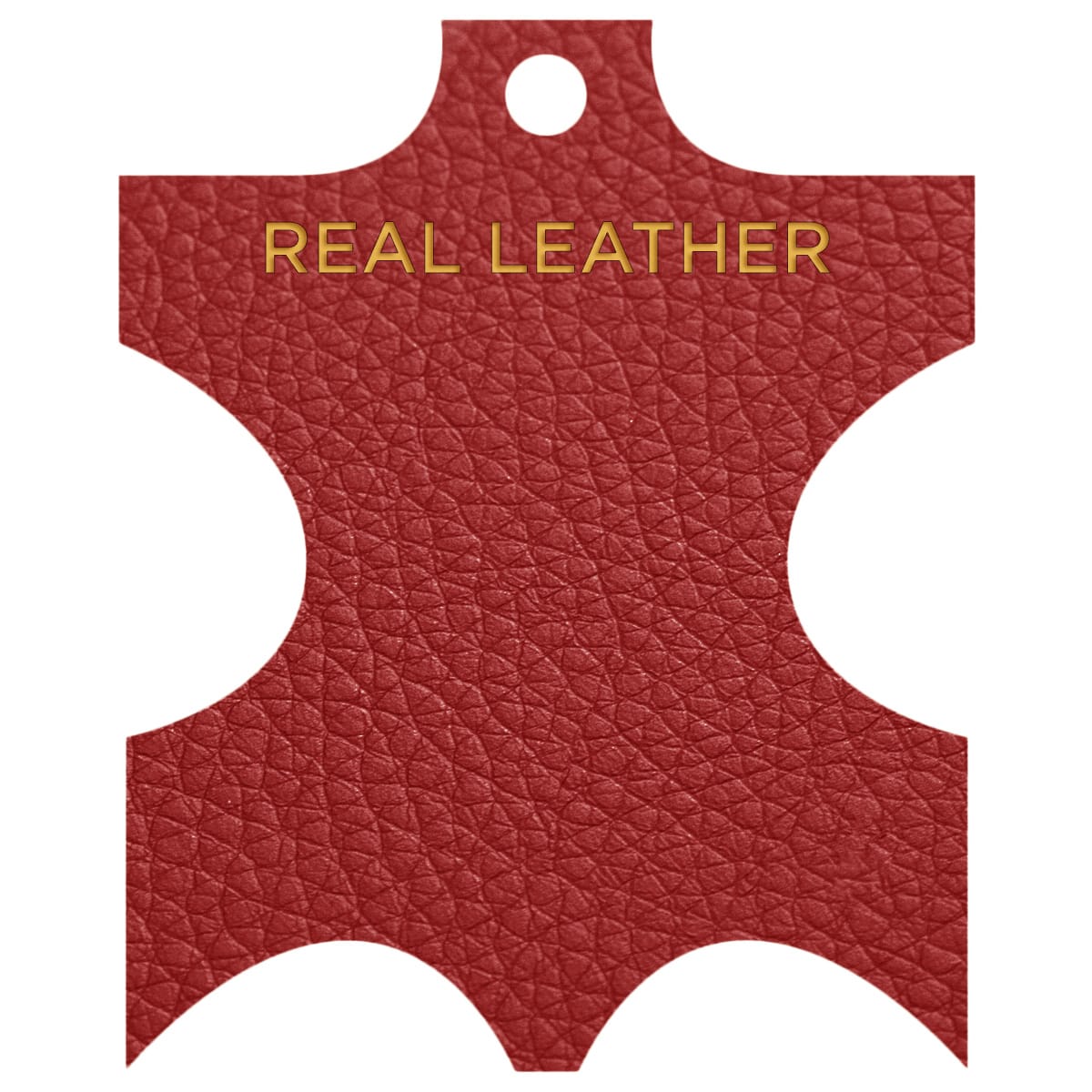 Sgabello Pelle Cromo Satinato - Felix Deluxe Rosso