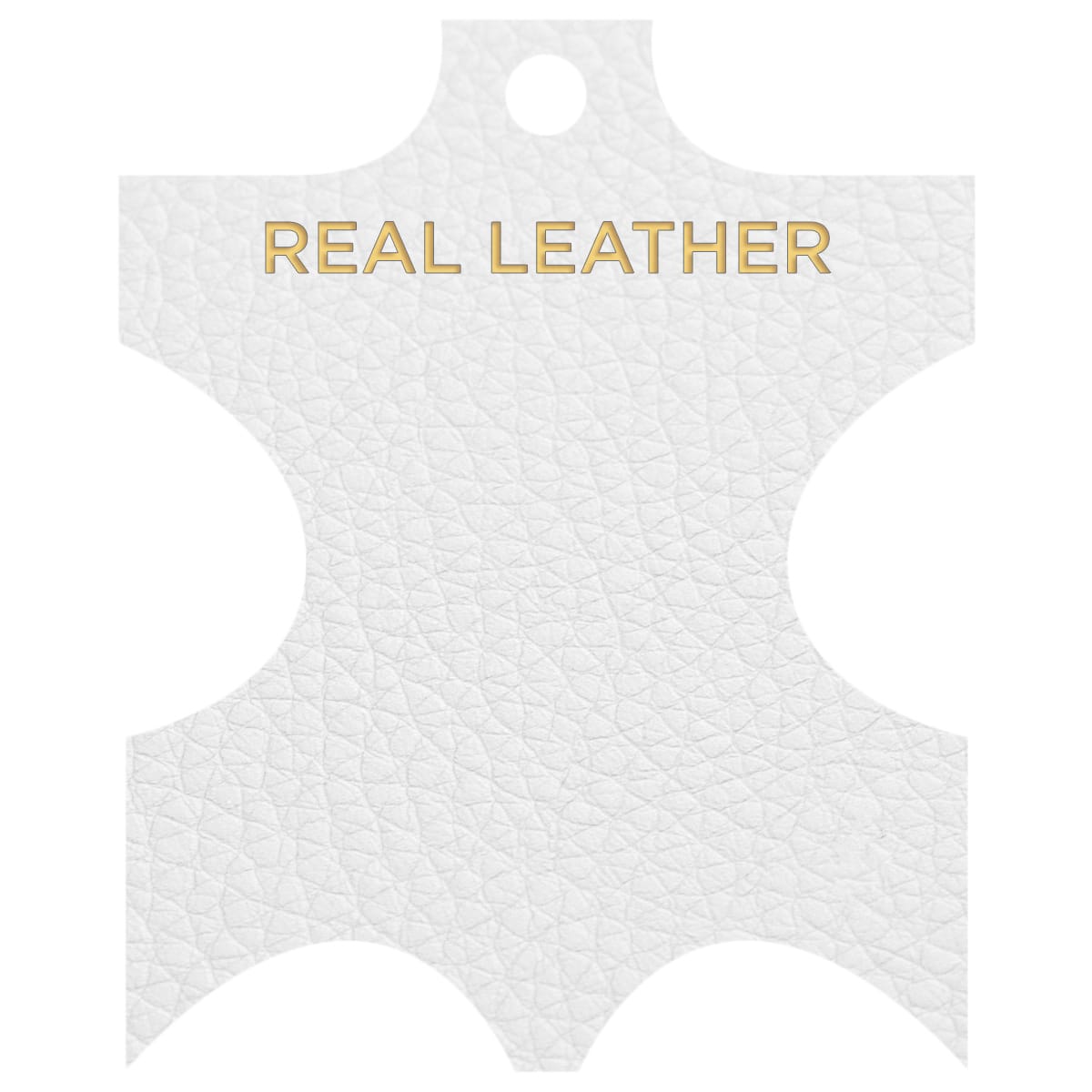 Sgabello Pelle Cromo Satinato - Felix Deluxe Bianco