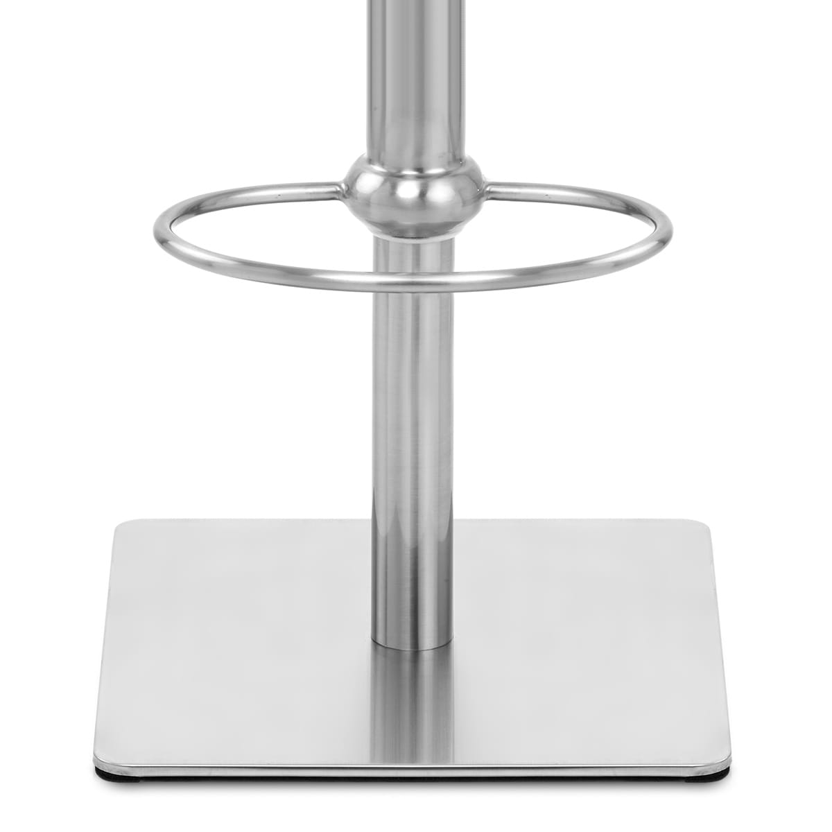 Sgabello Vero Cuoio Satinato - Paradis Deluxe Grigio