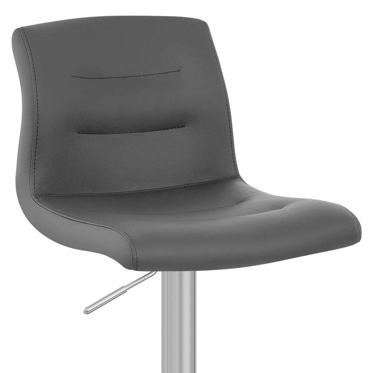 Sgabello Vero Cuoio Satinato - Paradis Deluxe Nero