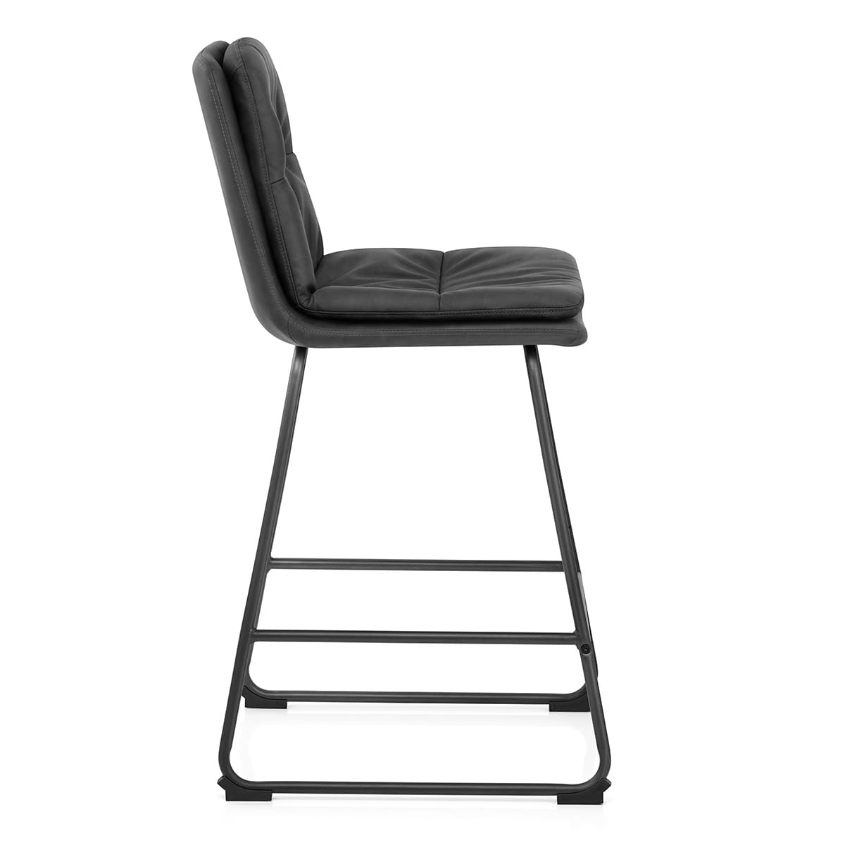 Sgabello Ecopelle - Devine Grigio scuro