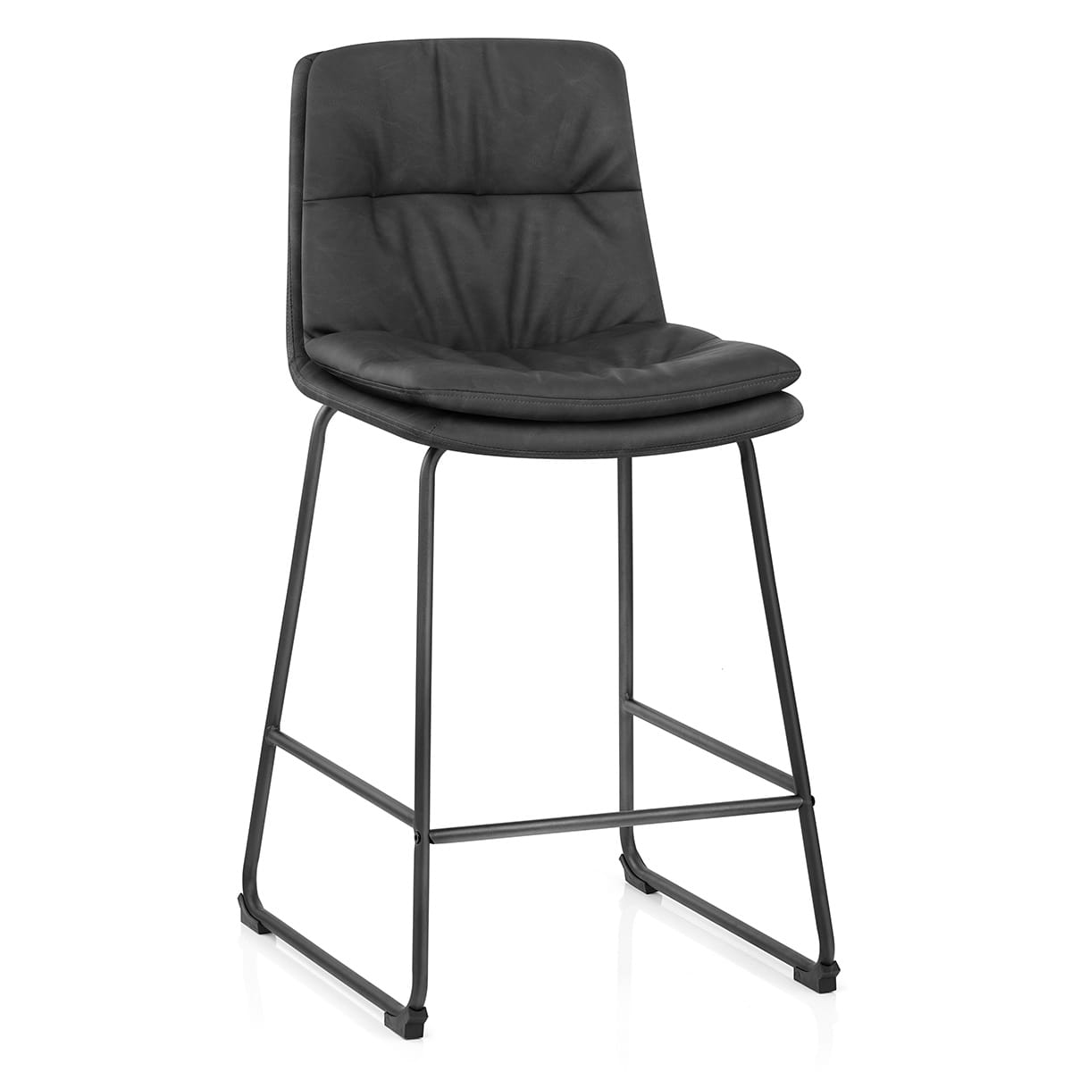 Sgabello Ecopelle - Devine Grigio scuro
