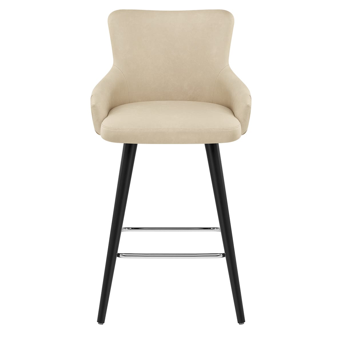 Sgabello Ecopelle - Diablo Crema