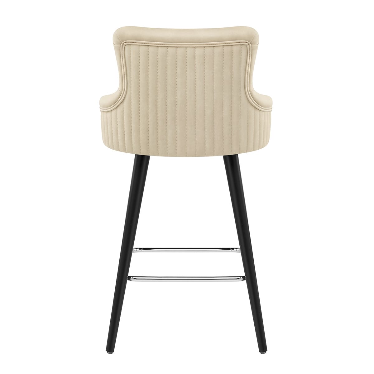 Sgabello Ecopelle - Diablo Crema