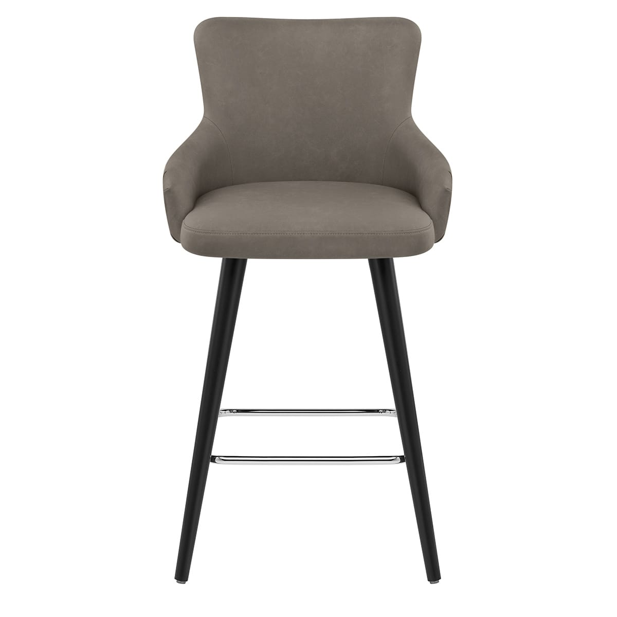 Sgabello Ecopelle - Diablo Grigio