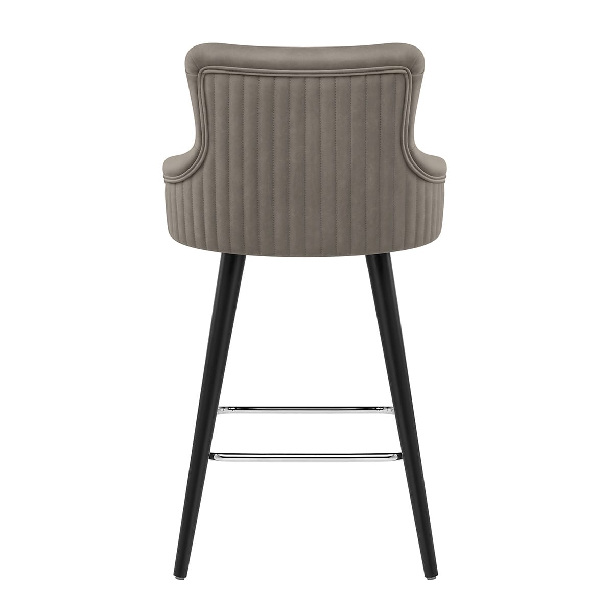 Sgabello Ecopelle - Diablo Grigio