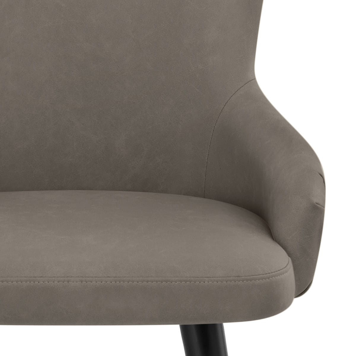 Sgabello Ecopelle - Diablo Grigio