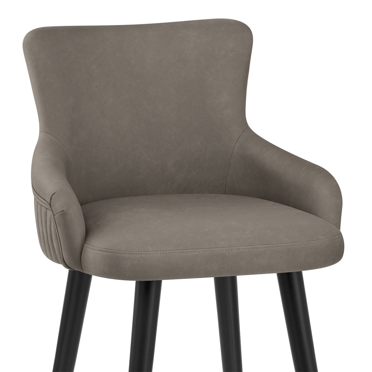 Sgabello Ecopelle - Diablo Grigio