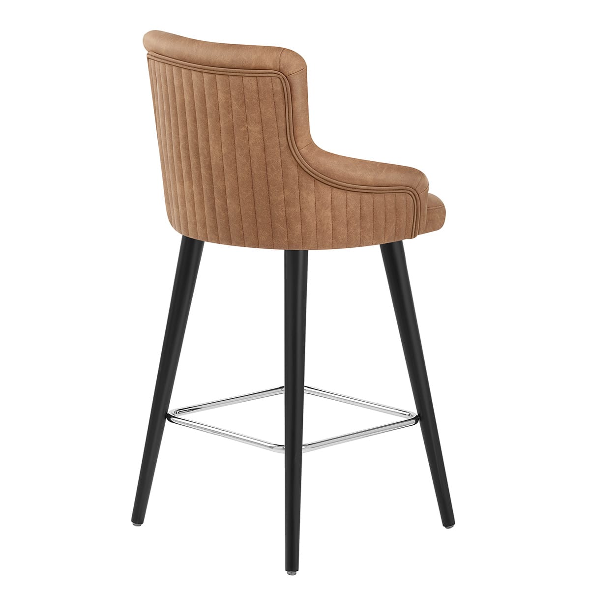 Sgabello Ecopelle - Diablo Marrone