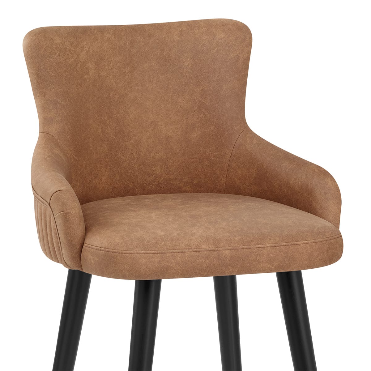 Sgabello Ecopelle - Diablo Marrone
