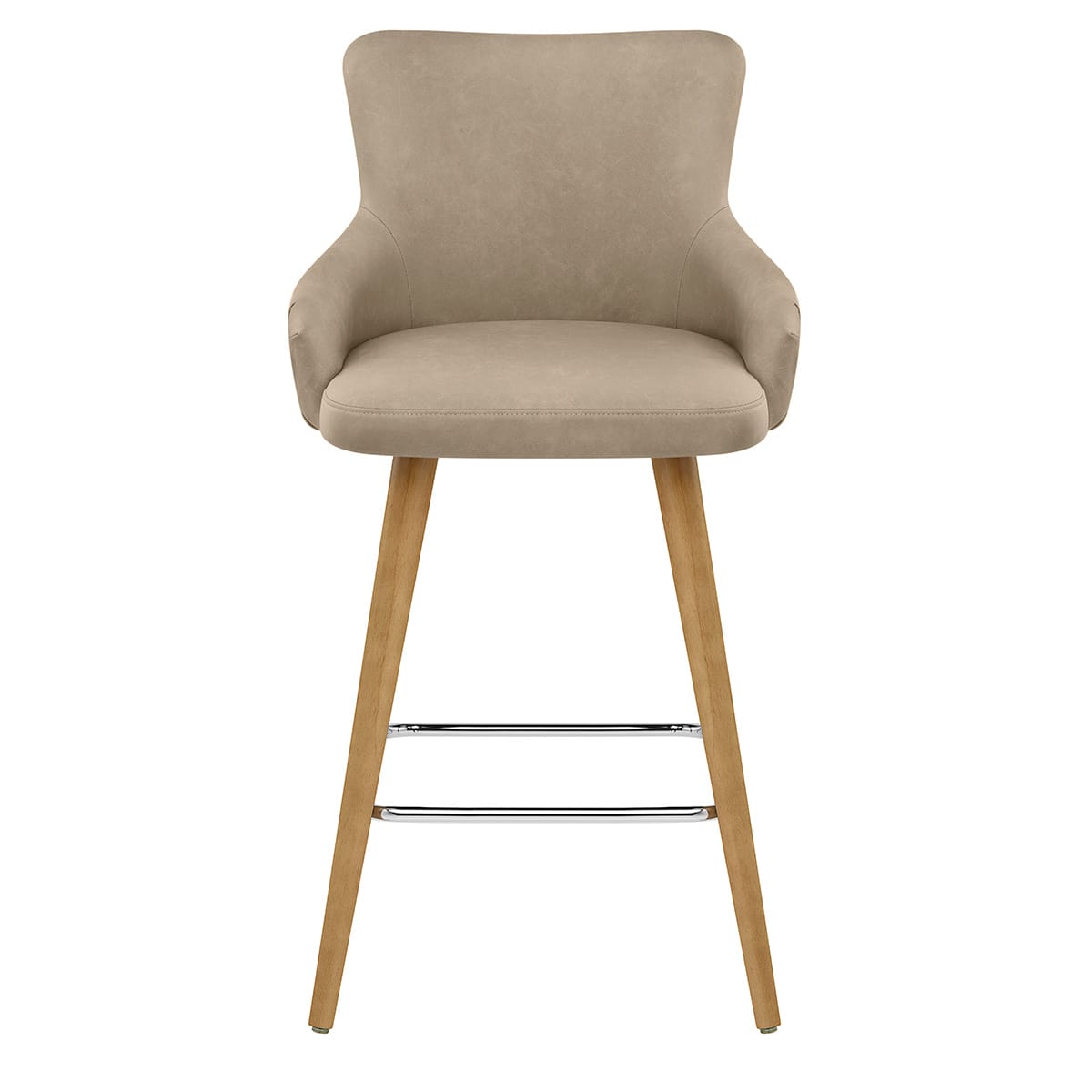 Sgabello Ecopelle - Diablo Legno Talpa