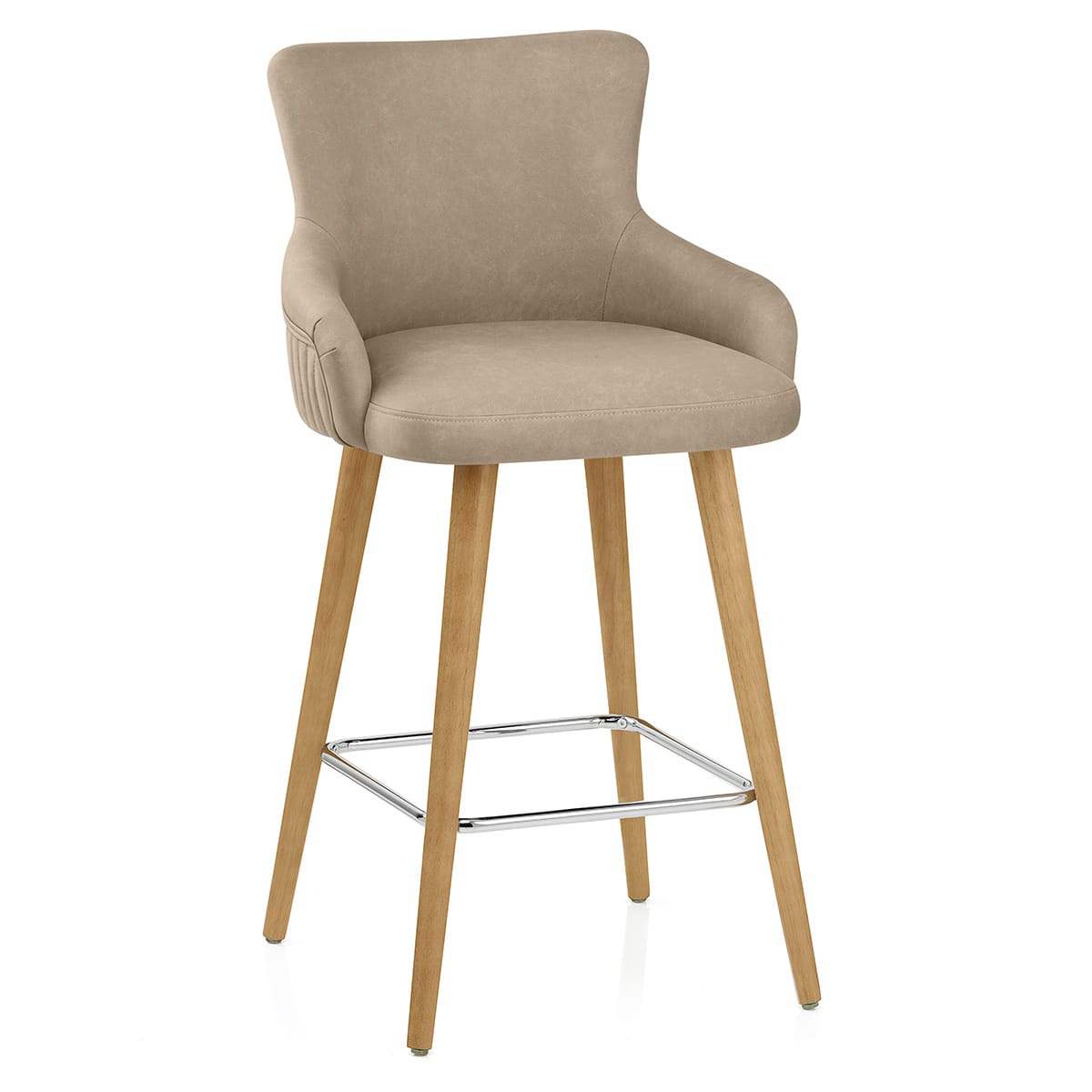 Sgabello Ecopelle - Diablo Legno Talpa