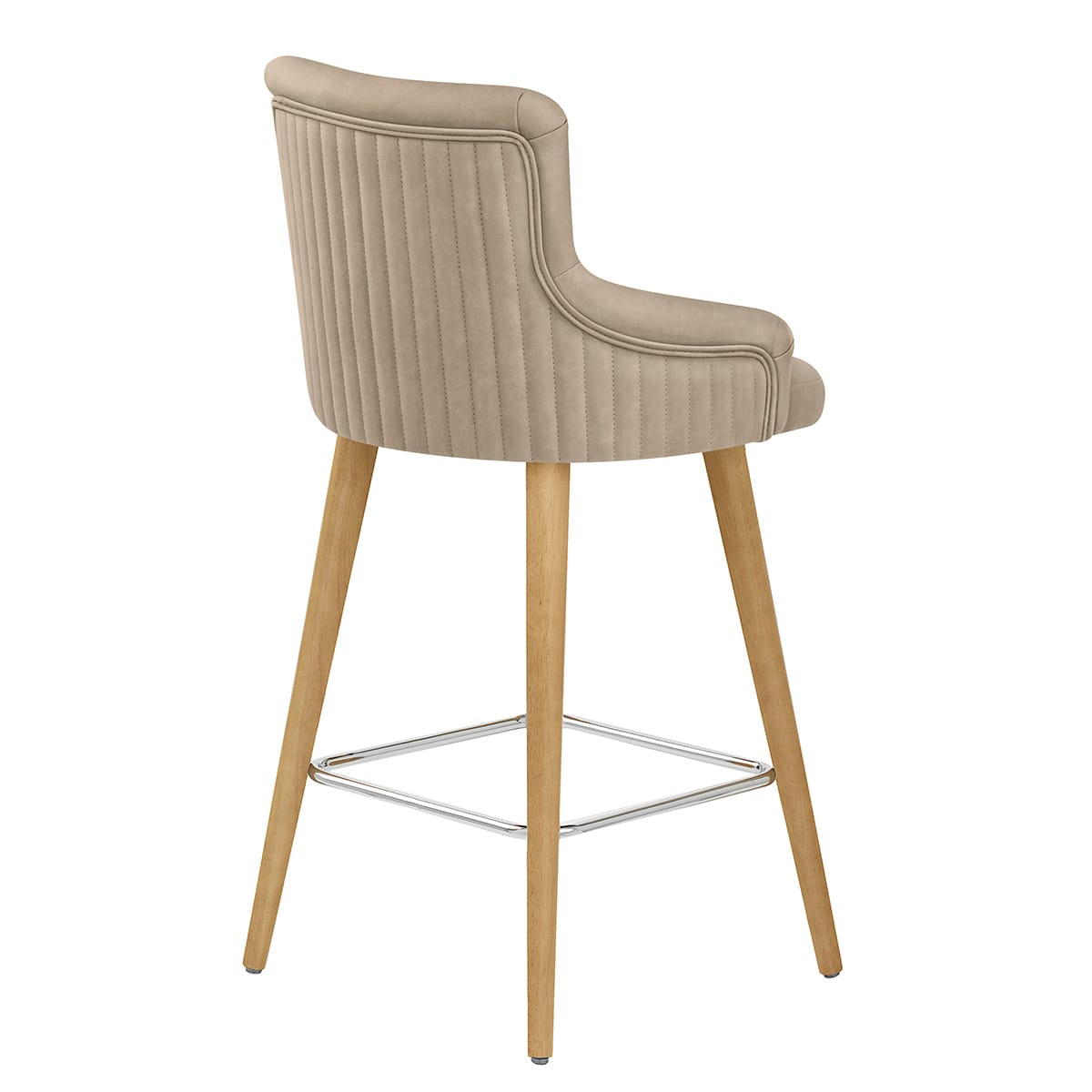 Sgabello Ecopelle - Diablo Legno Talpa