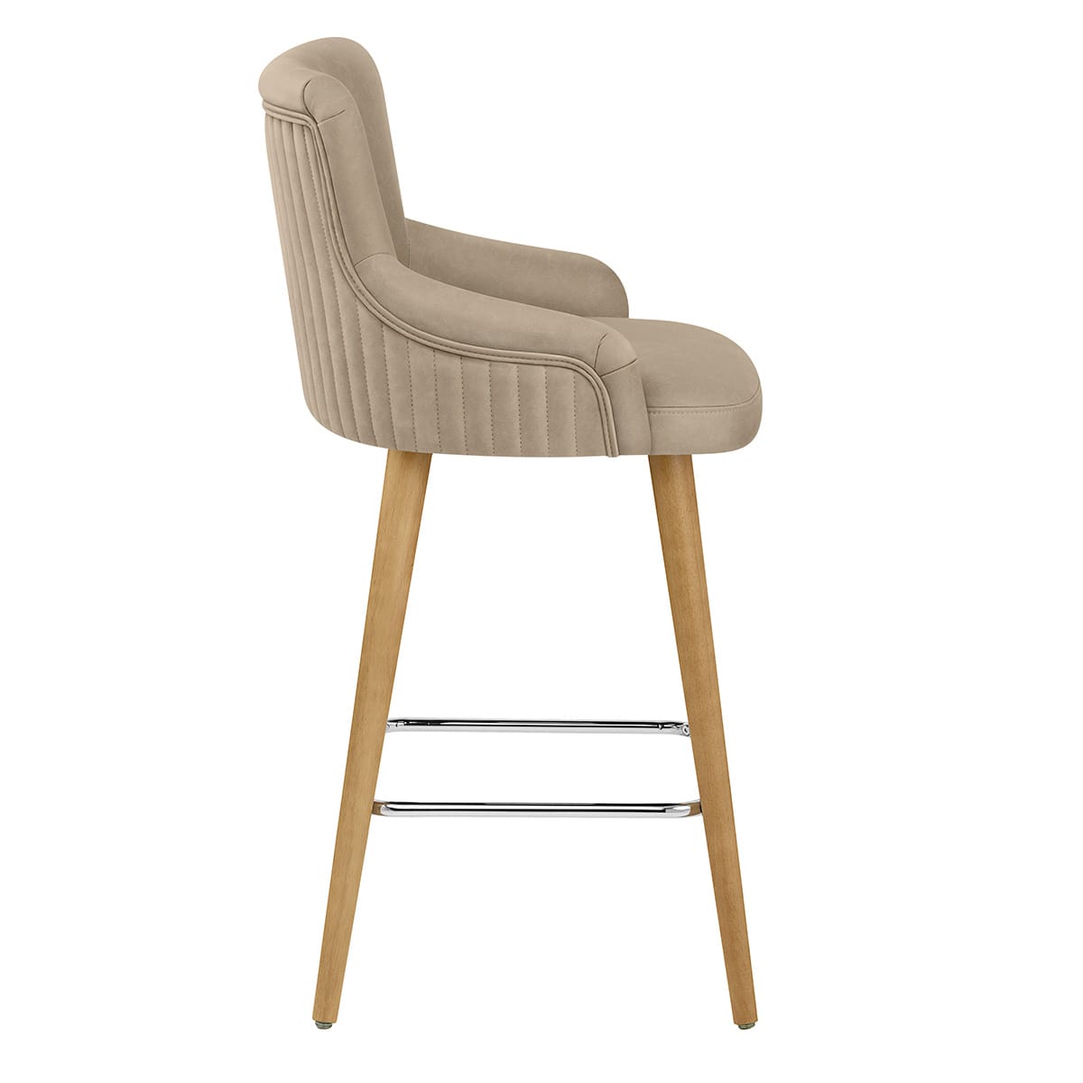 Sgabello Ecopelle - Diablo Legno Talpa