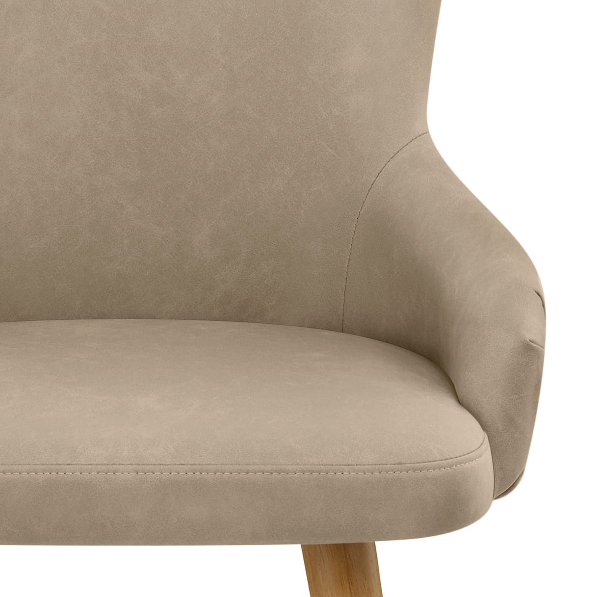 Sgabello Ecopelle - Diablo Legno Talpa