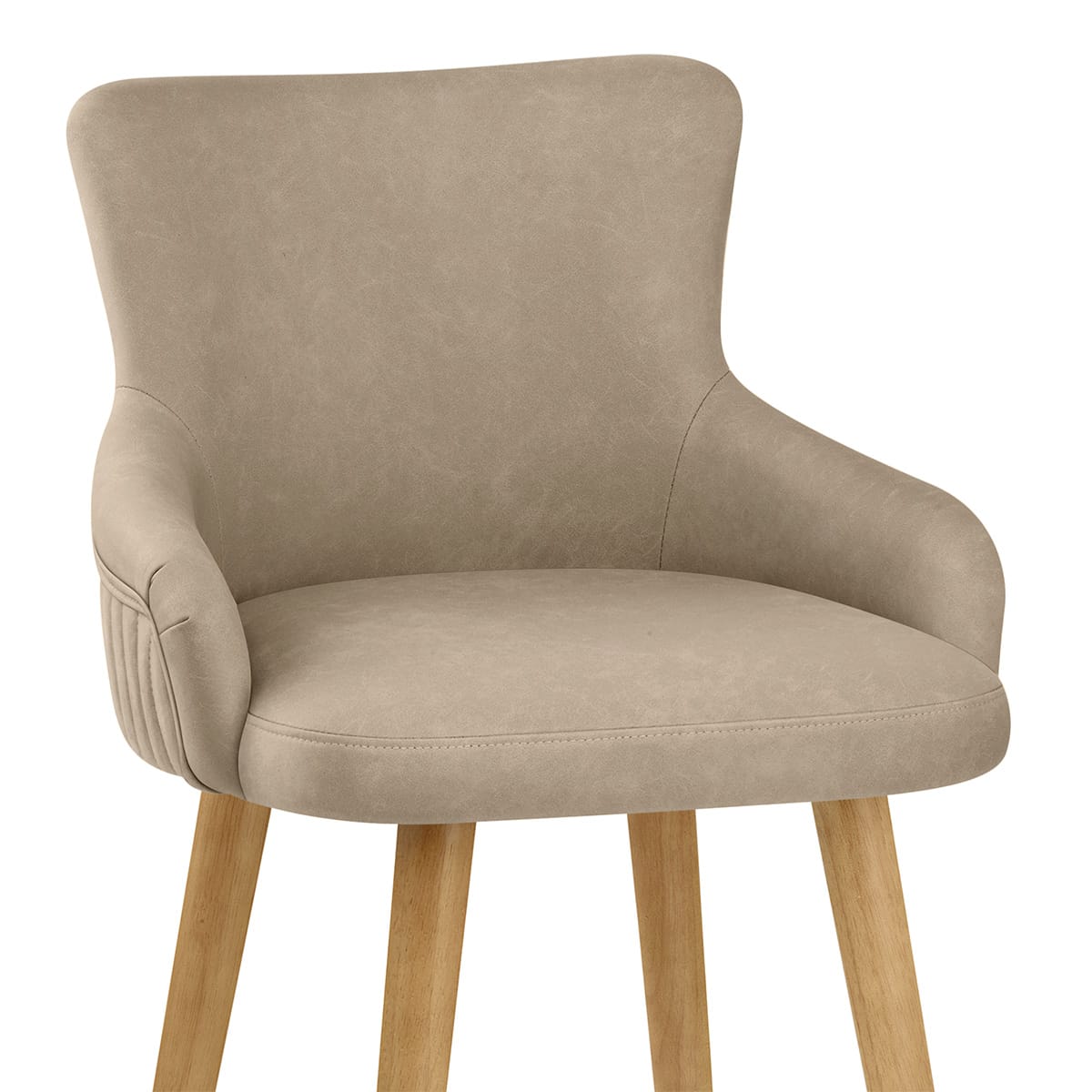Sgabello Ecopelle - Diablo Legno Talpa