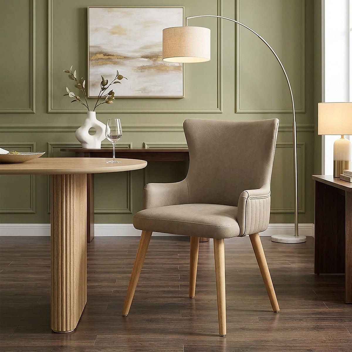 Sedia Ecopelle Legno - Diablo Talpa