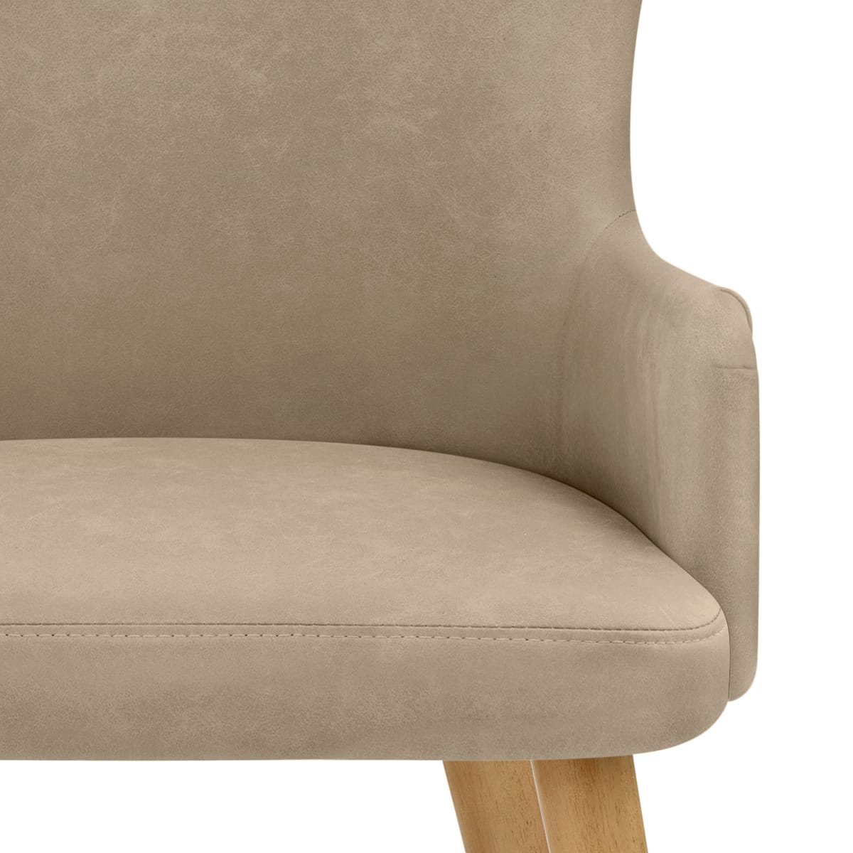 Sedia Ecopelle Legno - Diablo Talpa