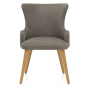 Sedia Ecopelle Legno - Diablo Grigio