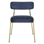 Sedia Stoffa dorate - Diana Blu