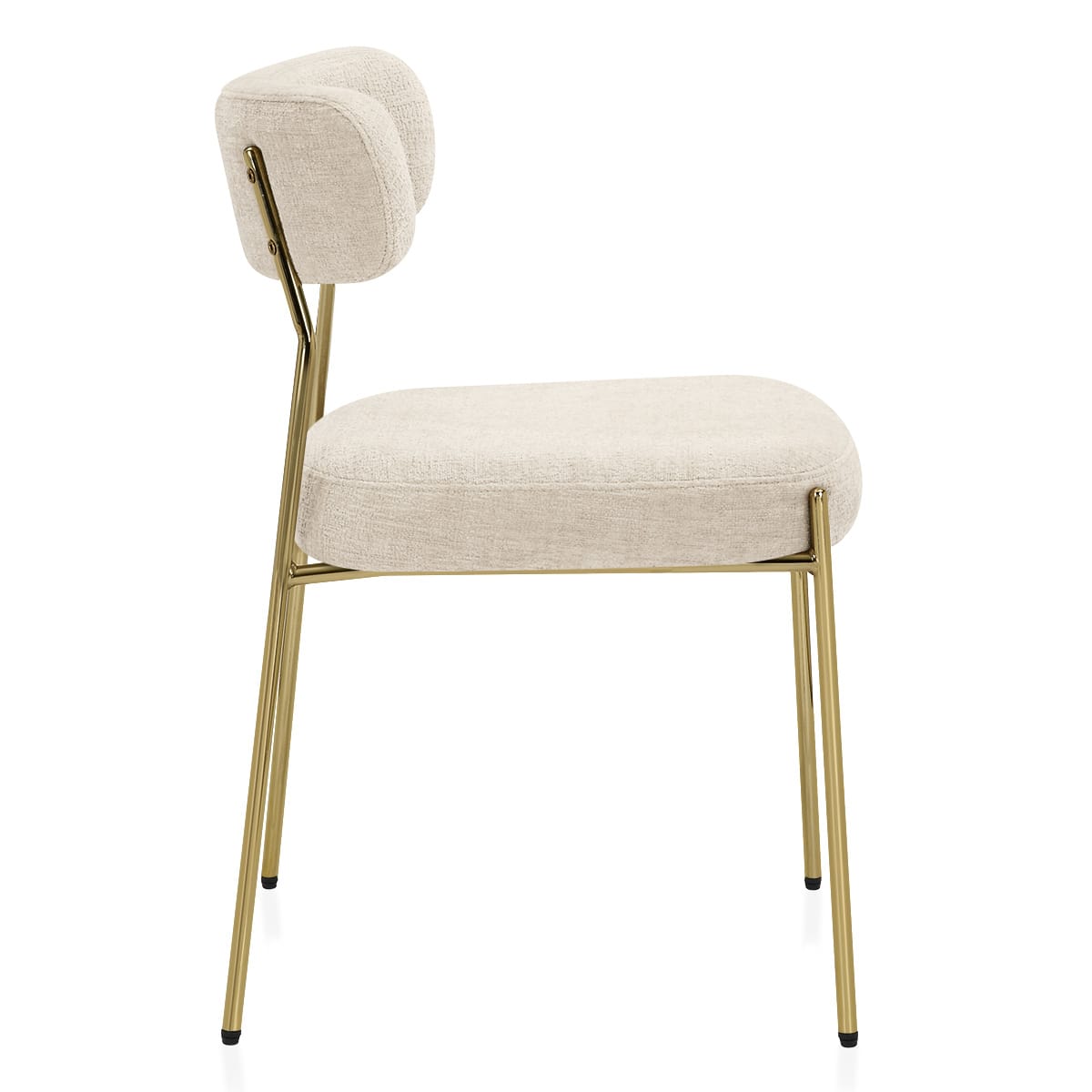 Sedia Stoffa dorate - Diana Crema