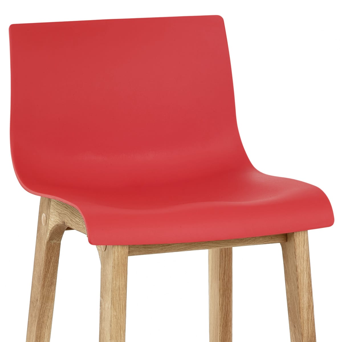 Sgabello Resina Legno - Drift ABS Rosso