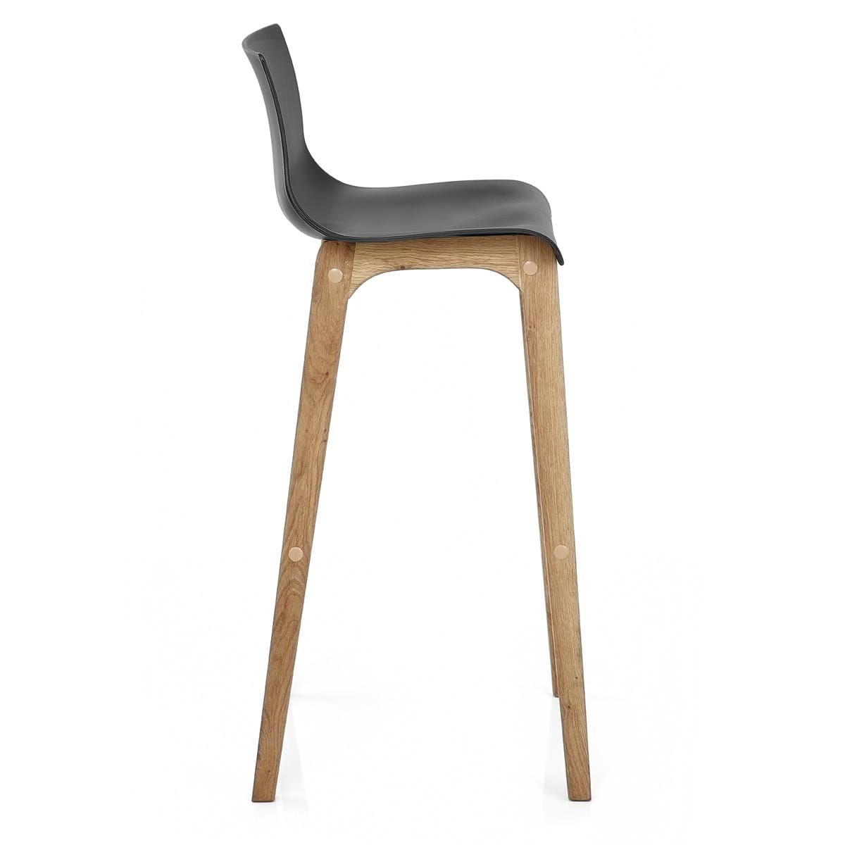 Sgabello Resina Legno - Drift ABS Nero