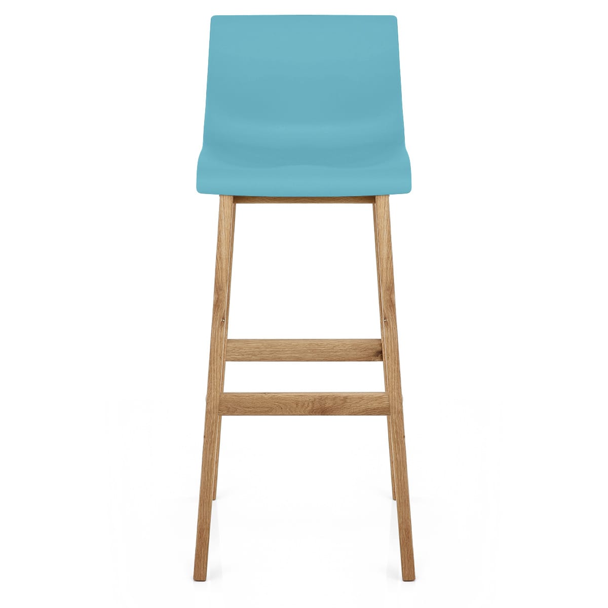 Sgabello Resina Legno - Drift ABS Blu