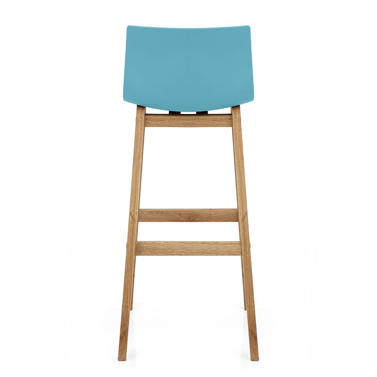 Sgabello Resina Legno - Drift ABS Blu