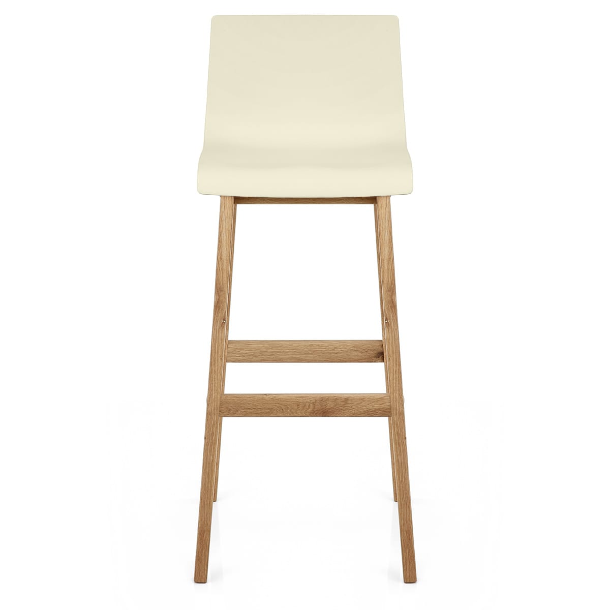 Sgabello Resina Legno - Drift ABS Crema