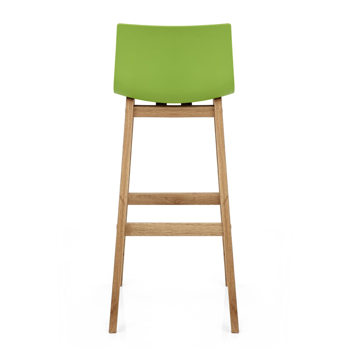 Sgabello Resina Legno - Drift ABS Verde