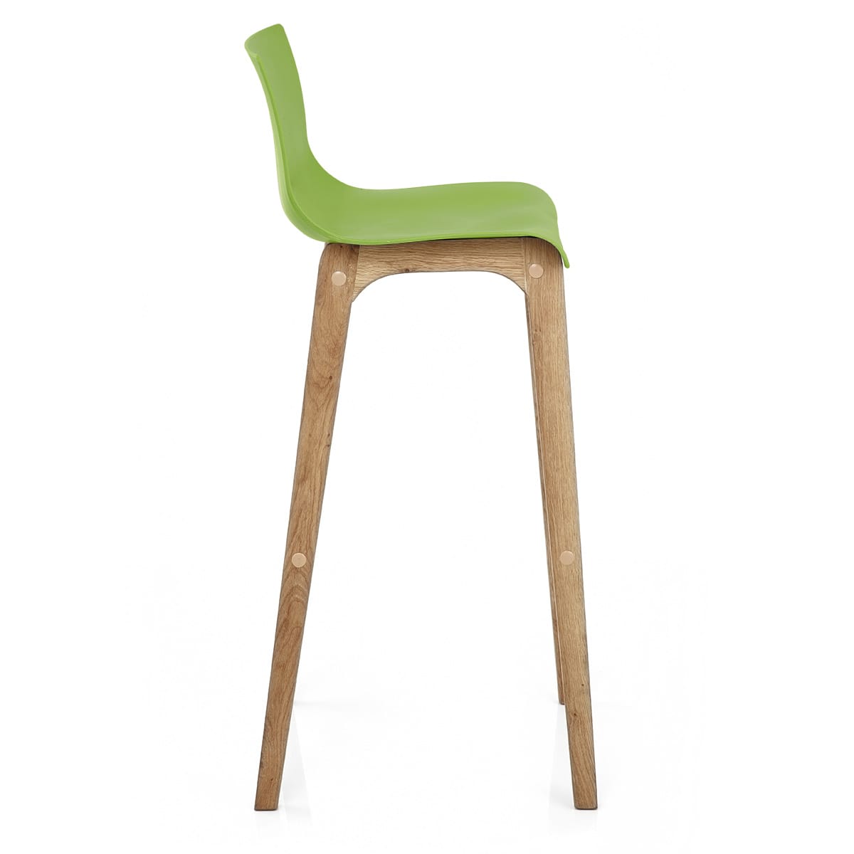 Sgabello Resina Legno - Drift ABS Verde