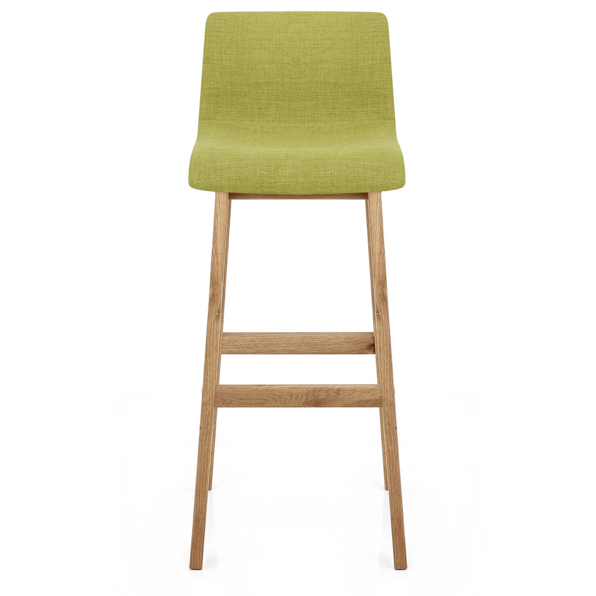 Sgabello Tessuto Legno - Drift Verde