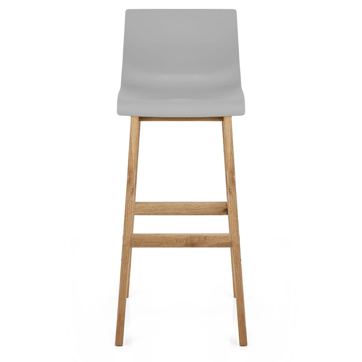 Sgabello Resina Legno - Drift ABS Grigio