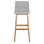 Sgabello Resina Legno - Drift ABS Grigio